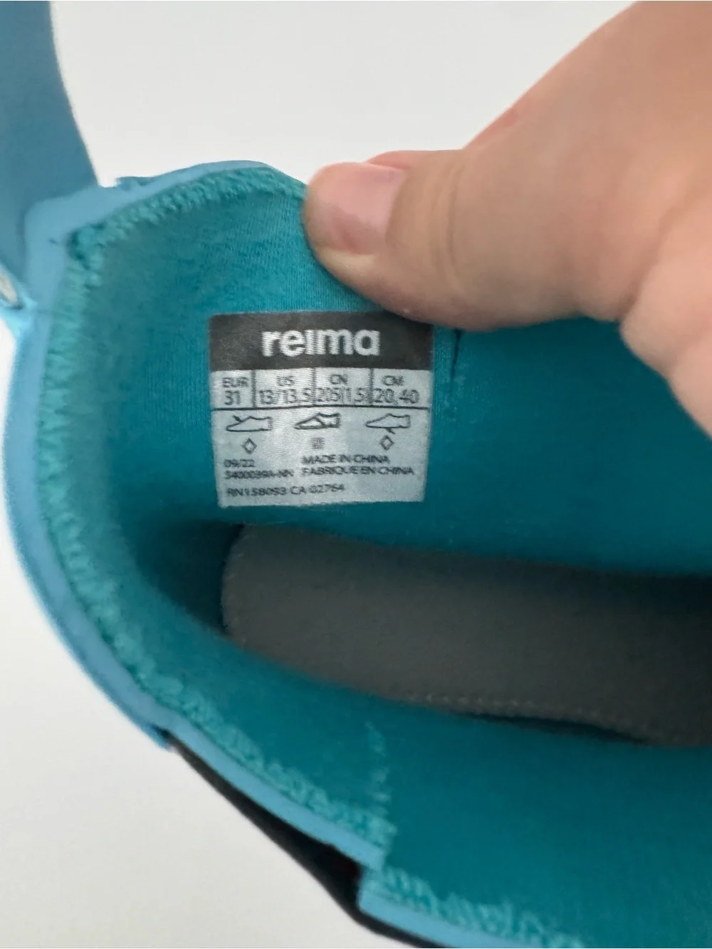Kids' Waterproof Blue Rain Boots
